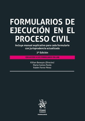 FORMULARIO DE EJECUCION EN EL | portada del libro