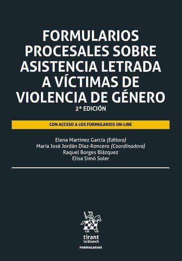 FORMULARIOS PROCESALES SOBRE ASISTENCIA | portada del libro