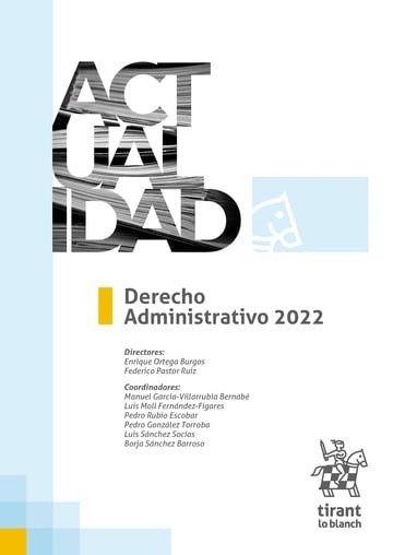 Derecho Administrativo 2022, de ORTEGA BURGOS | portada del libro