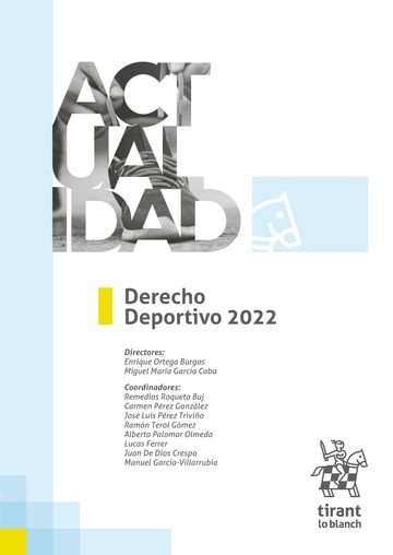 Derecho Deportivo 2022, de PALOMAR OLMEDA | portada del libro