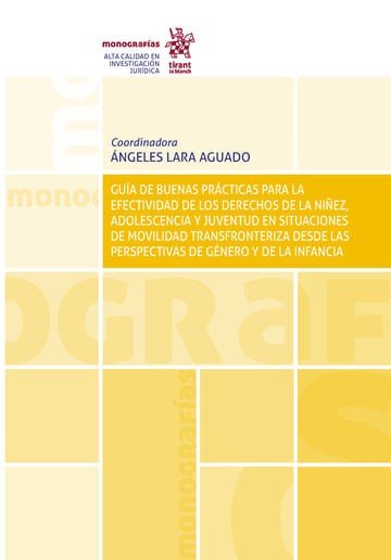 GUIA DE BUENAS PRACTICAS PARA EFECTIVIDAD DERECHOS NIÑEZ AD, de ANGELES LARA AGUADO | portada del libro