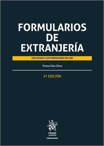 FORMULARIO DE ESTRANJERIA 4ª EDICION | portada del libro