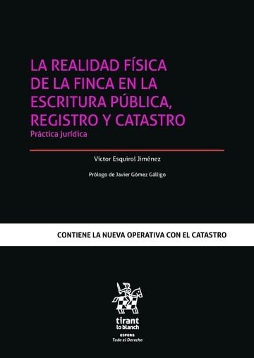 REALIDAD FISICA DE LA FINCA EN LA ESCRITURA | portada del libro