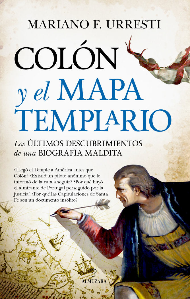 COLON Y EL MAPA TEMPLARIO, de MARIANO F. URRESTI | portada del libro