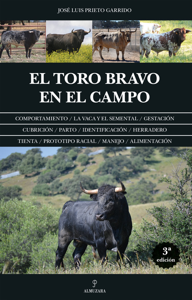 TORO BRAVO EN EL CAMPO, EL (N.E.), de JOSE LUIS PRIETO GARRIDO | portada del libro