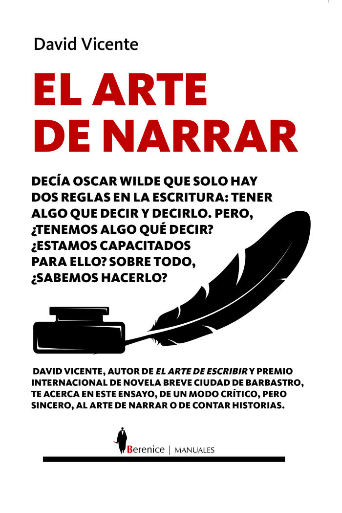 El arte de narrar, de VICENTE,DAVID | portada del libro