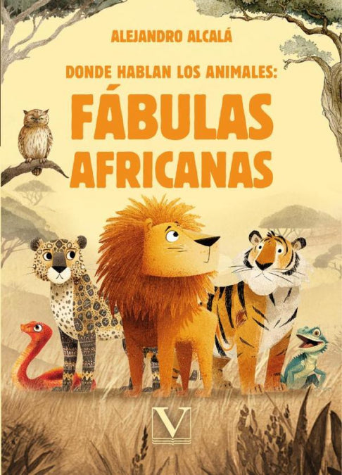DONDE HABLAN LOS ANIMALES: FABULAS AFRICANAS, de ALEJANDRO ALCALA | portada del libro