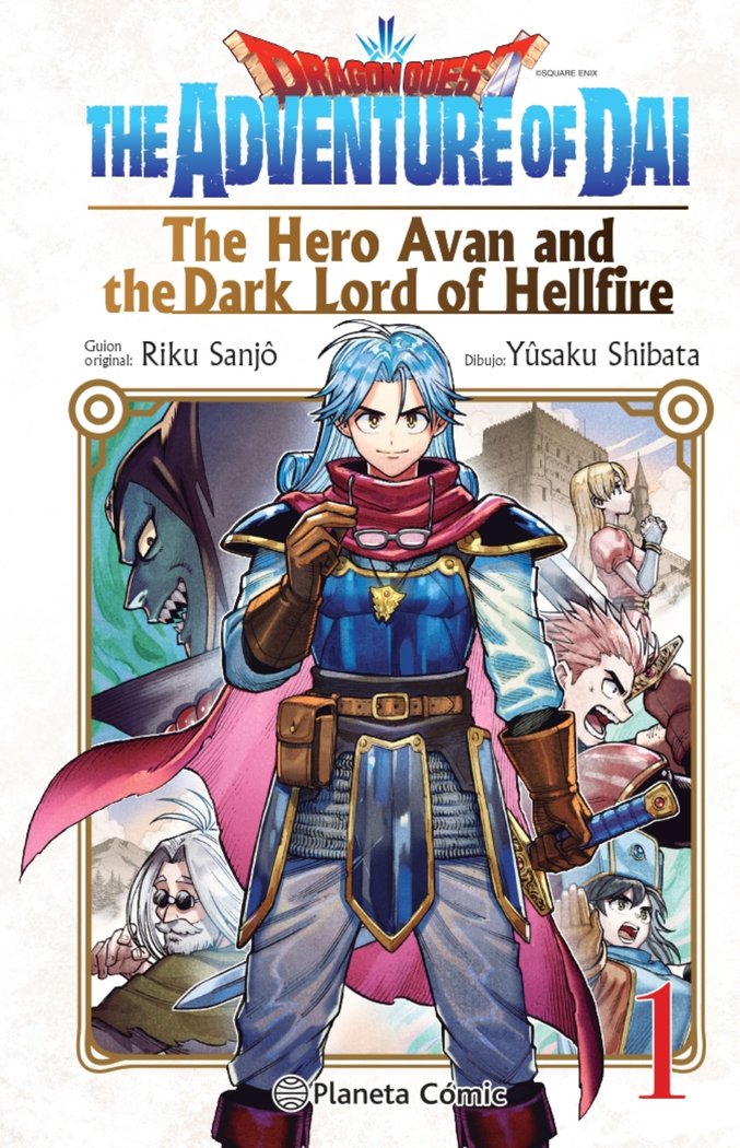 DRAGON QUEST HERO AVAN AND THE DARK LORD OF HELLFIRE Nº 01, de SANJO, RIKU | portada del libro