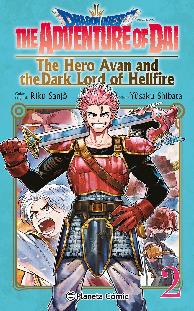 DRAGON QUEST:THE HERO AVAN AND THE DARK LORD OF HELLFIRE Nº 02, de SANJO, RIKU | portada del libro