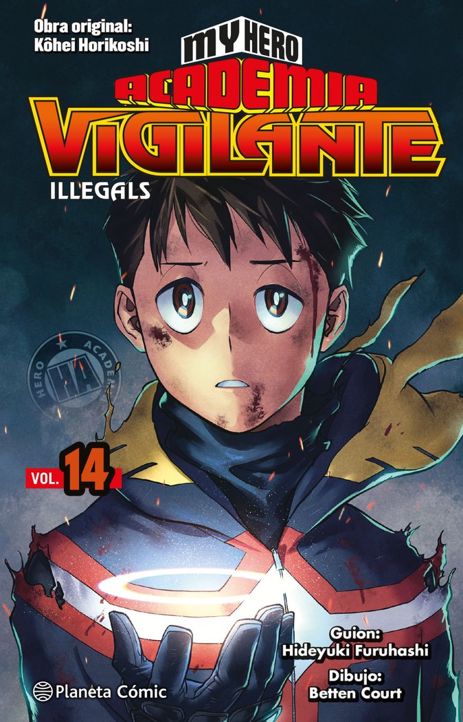 MY HERO ACADEMIA VIGILANTE ILLEGALS Nº 14/15, de HORIKOSHI, KOHEI | portada del libro