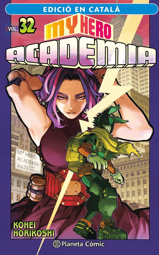 MY HERO ACADEMIA Nº 32 (CATALA), de HORIKOSHI, KOHEI | portada del libro