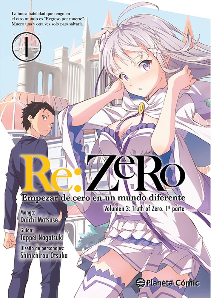 RE:ZERO CHAPTER 3 Nº 01/11, de NAGATSUKI, TAPPEI | portada del libro