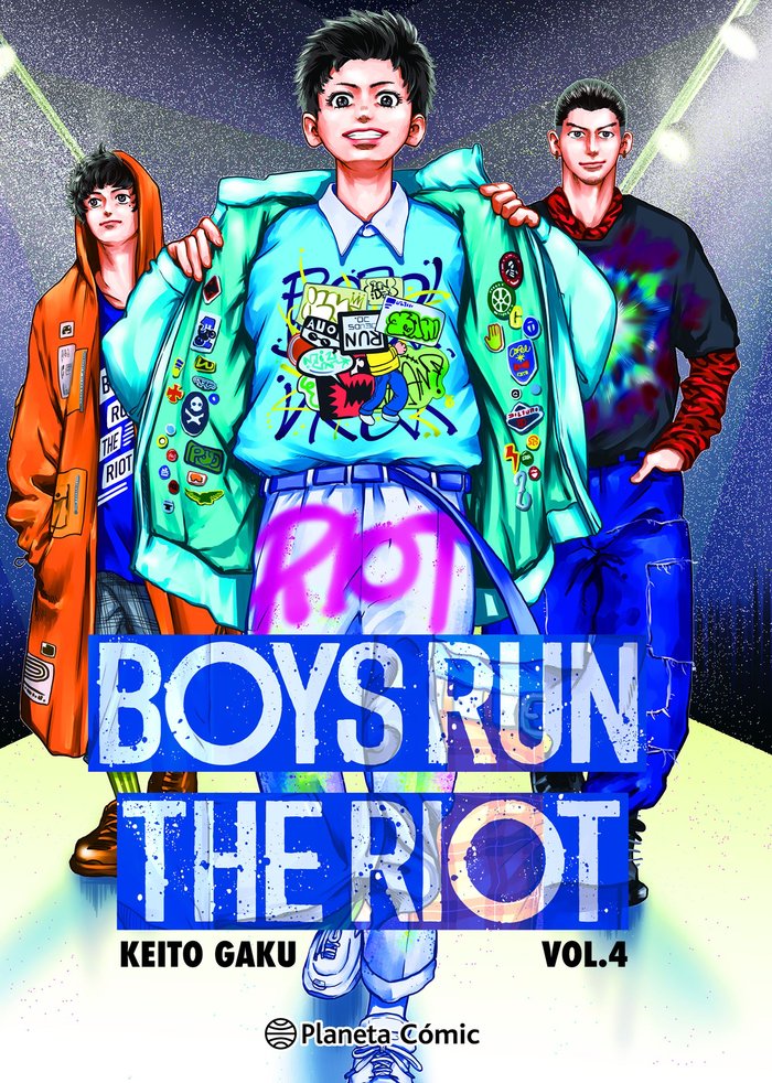 BOYS RUN THE RIOT Nº 04/04, de GAKU, KEITO | portada del libro