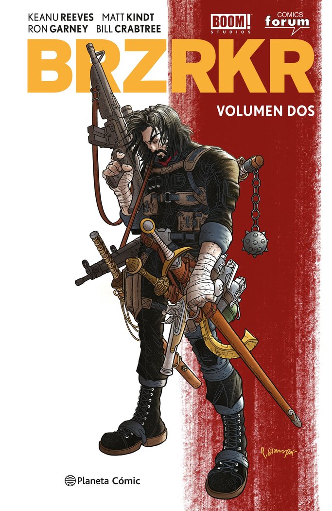 BRZRKR TOMO Nº 02/03, de REEVES, KEANU | portada del libro