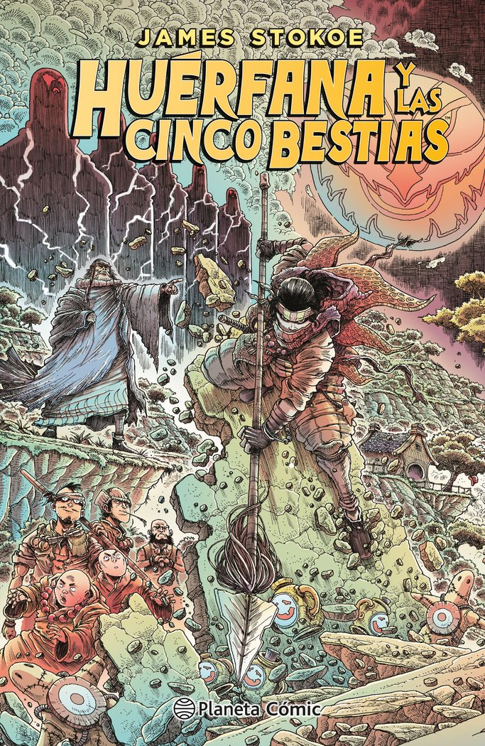 HUERFANA Y LAS CINCO BESTIAS, de STOKOE, JAMES | portada del libro