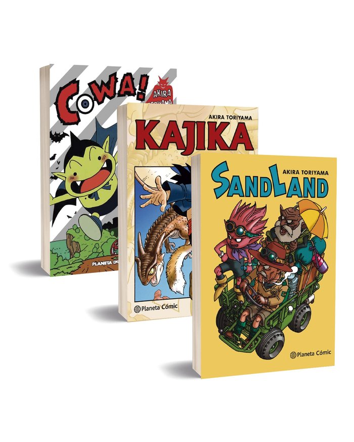 PACK SANDLAND + KAJIKA + COWA, de TORIYAMA, AKIRA | portada del libro