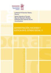 ADMINISTRACION HACIENDA Y JUSTICIA EN EL ESTADO SOCIAL II, de BUJOSA | portada del libro