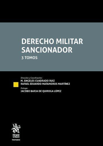 DERECHO MILITAR SANCIONADOR 3 TOMOS, de MARIA ANGELES CUADRADO RUIZ | portada del libro
