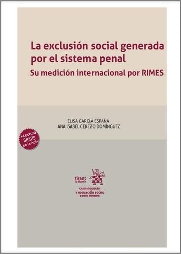 EXCLUSION SOCIAL GENERADA POR EL SISTEMA PENAL,LA, de GARCIA ESPAÑA | portada del libro
