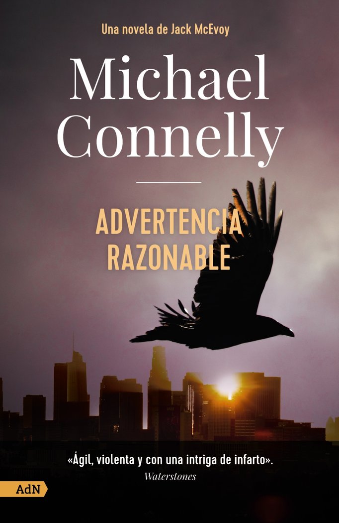 Advertencia razonable [AdN], de CONNELLY, MICHAEL | portada del libro