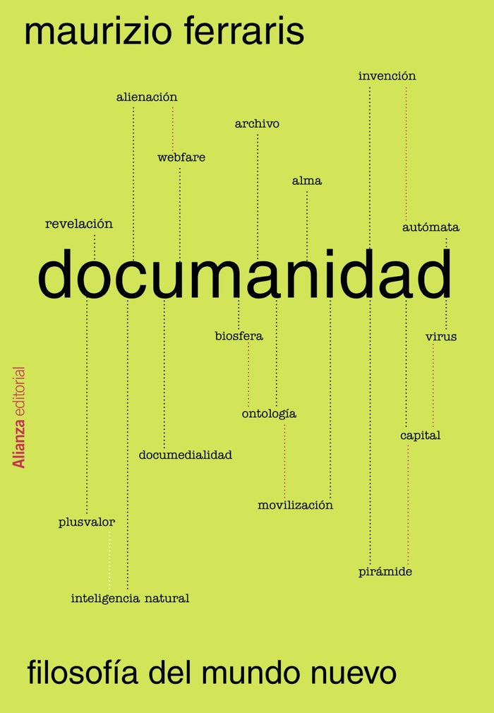 DOCUMANIDAD, de FERRARIS, MAURIZIO | portada del libro