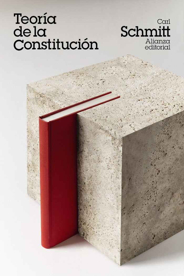 TEORIA DE LA CONSTITUCION, de SCHMITT, CARL | portada del libro