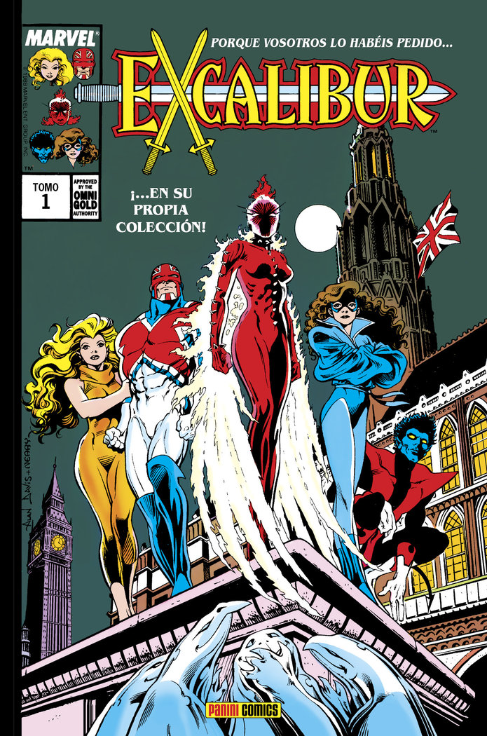 Marvel gold omnibus excalibur 1. the sword is drawn, de MICHAEL HIGGINS | portada del libro
