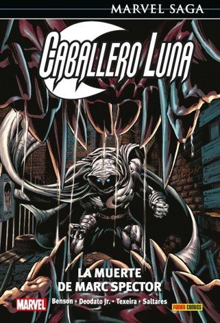 Marvel saga caballero luna 4. la muerte de marc spector, de MARK TEXEIRA | portada del libro