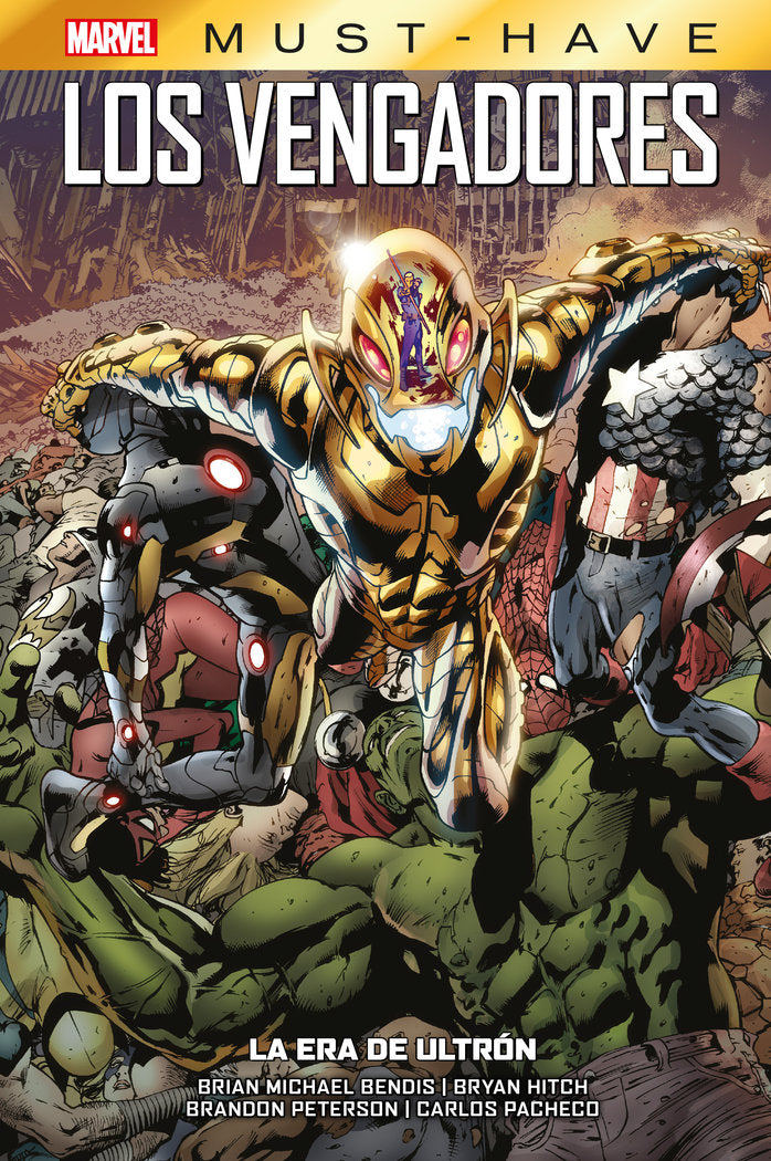 LOS VENGADORES 2 LA ERA DE ULTRON, de BRANDON PETERSON | portada del libro