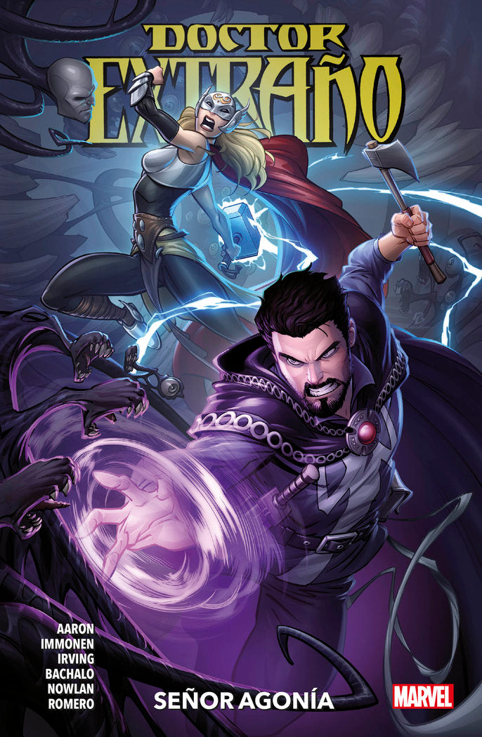 DOCTOR EXTRAÑO 4 SEÑOR AGONIA, de LEONARDO ROMERO | portada del libro