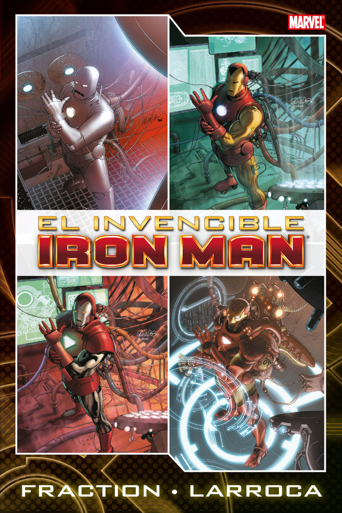 IRON MAN DE FRACTION Y LARROCA 01 (MARVEL OMNIBUS), de AA.VV. | portada del libro