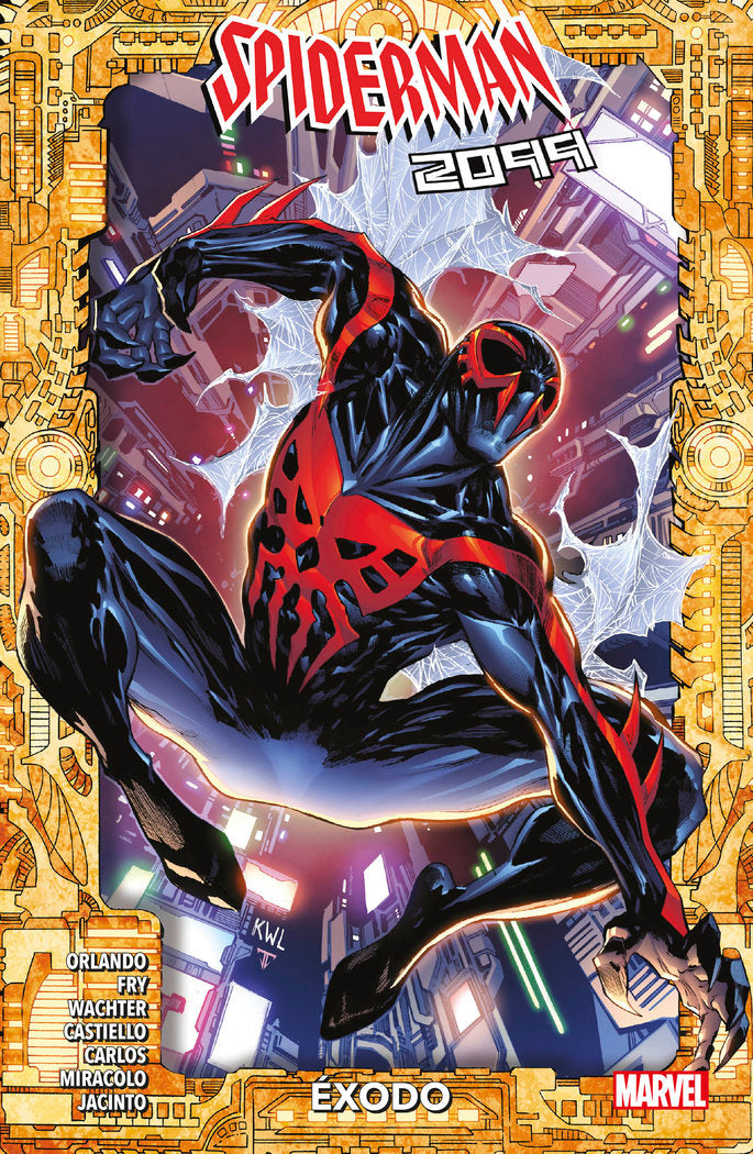 SPIDERMAN 2099 EXODO, de PAUL FRY | portada del libro