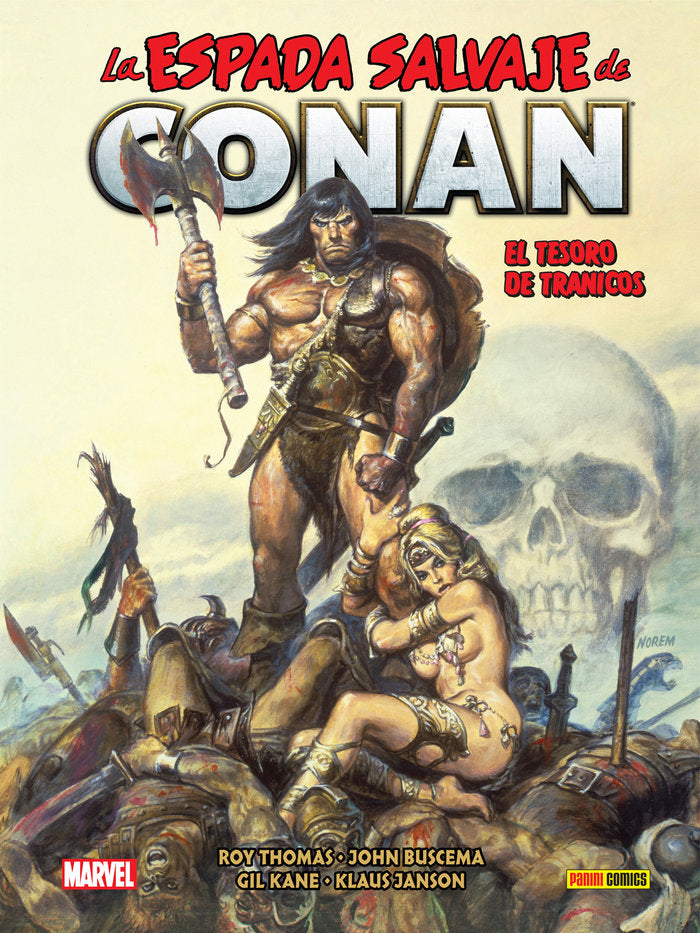 BIBLIOTECA CONAN LA ESPADA SALVAJE DE CONAN N.15, de ROY THOMAS | portada del libro
