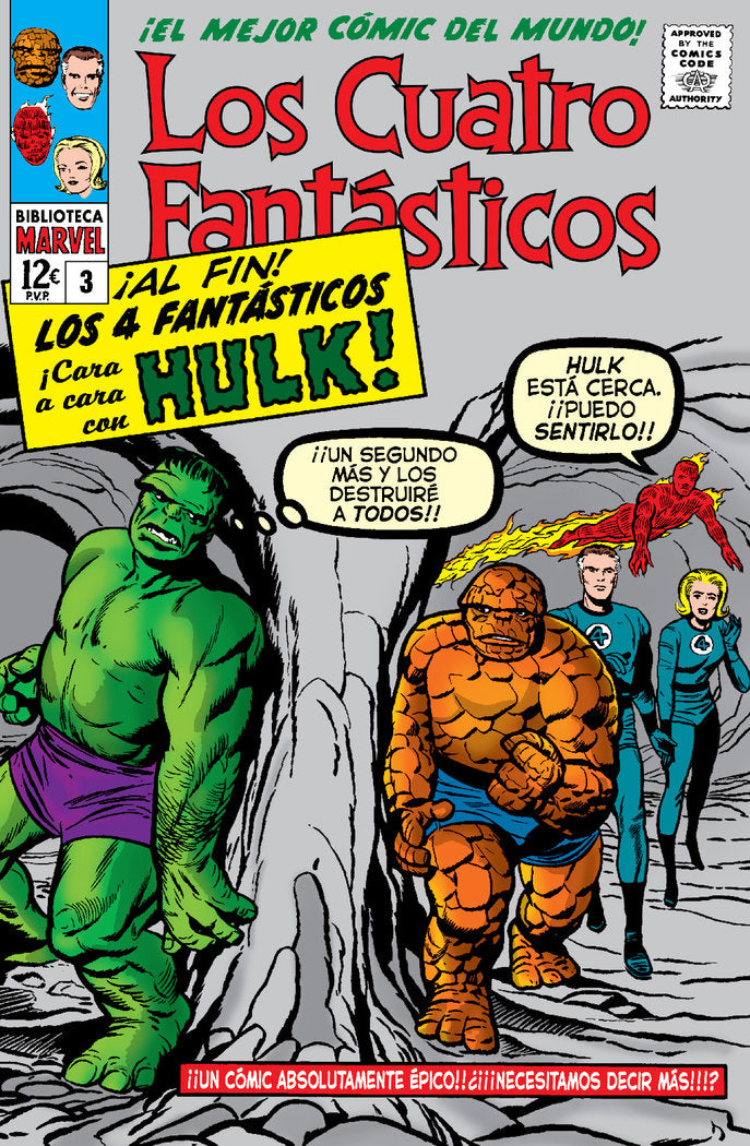 LOS CUATRO FANTASTICOS 3 1963, de JACK KIRBY#STAN LEE | portada del libro