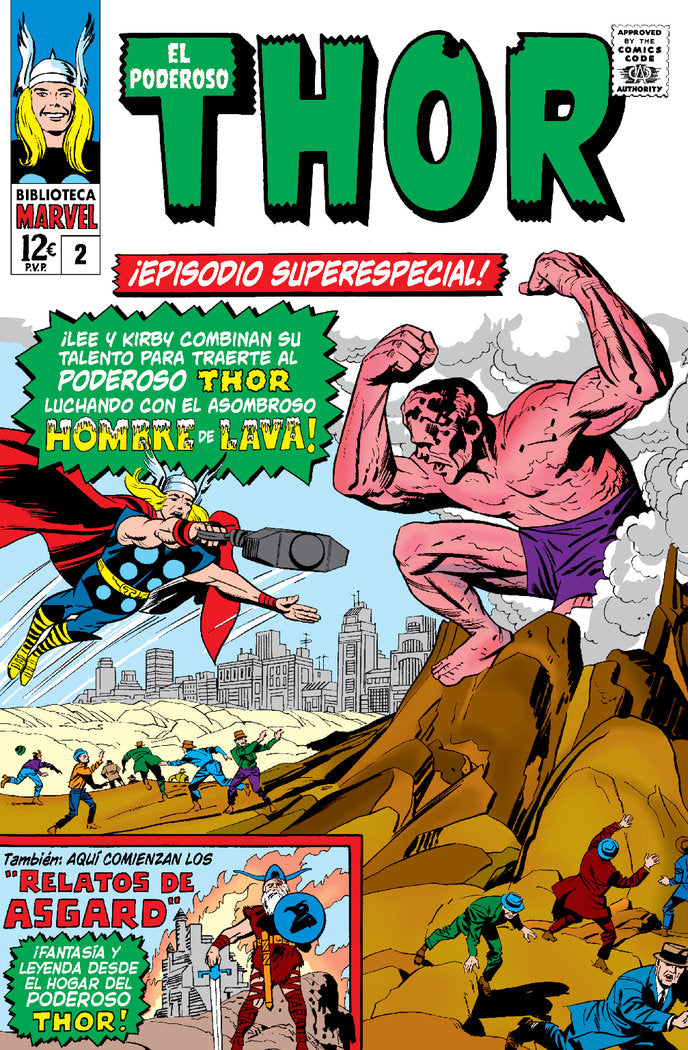 Biblioteca marvel el poderoso thor 2. 1963-64: journey into mystery 93-100 usa, de JACK KIRBY | portada del libro