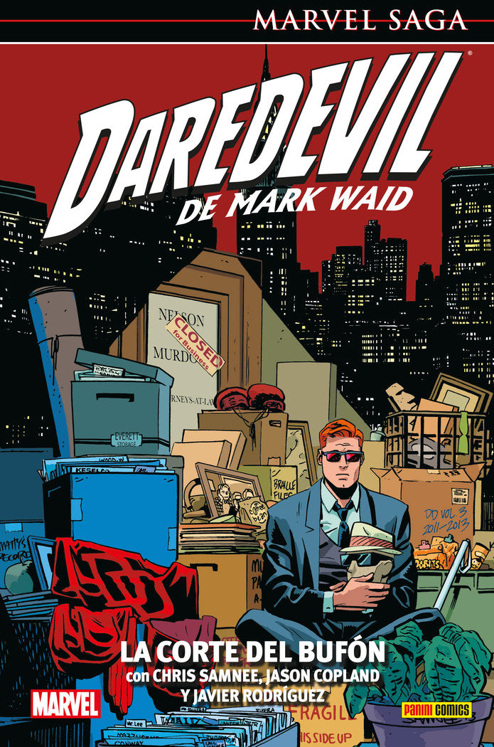 DAREDEVIL DE MARK WAID 7 LA CORTE DEL BUFON, de CHRIS SAMNEE | portada del libro
