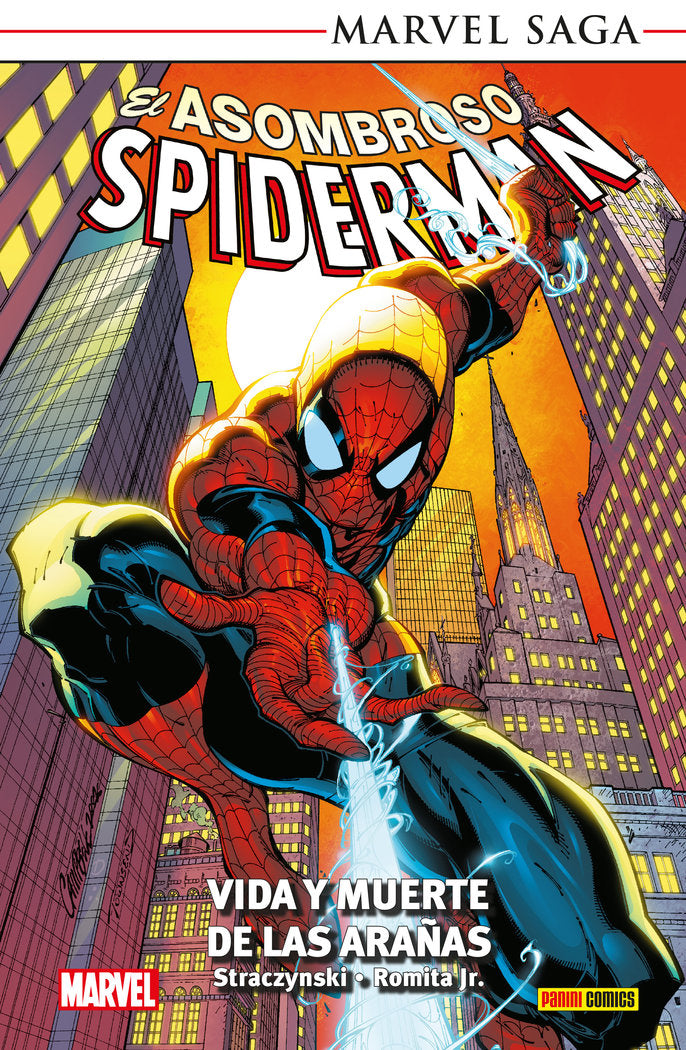 Marvel saga tpb spiderman n.3, de JOHN ROMITA JR. | portada del libro