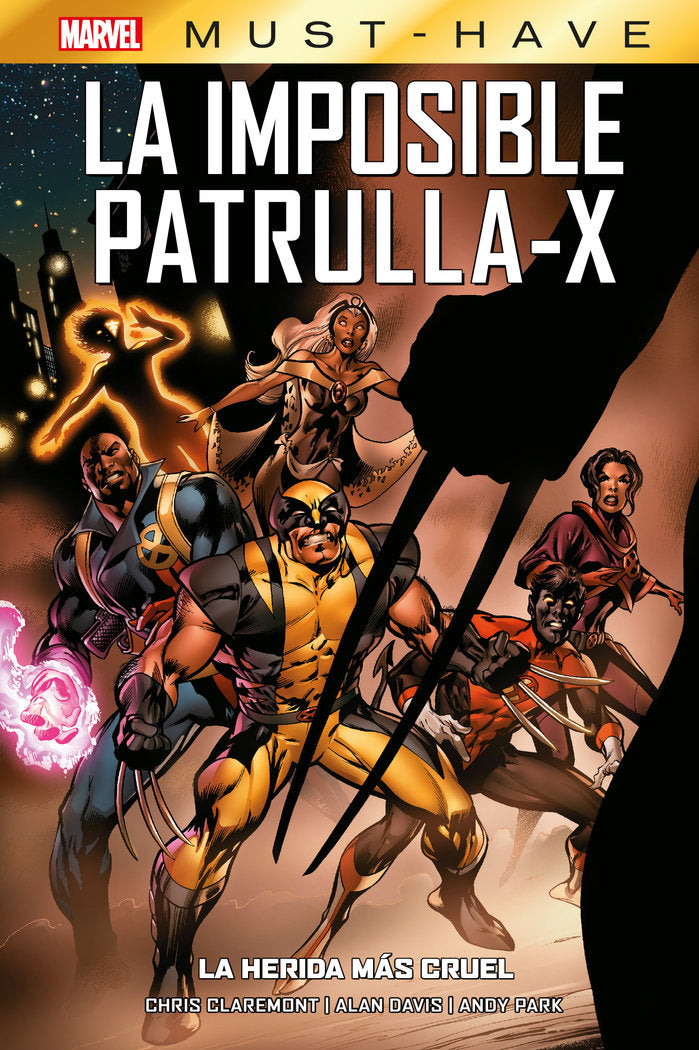LA IMPOSIBLE PATRULLA X LA HERIDA MAS CRUEL, de ANDY PARK | portada del libro