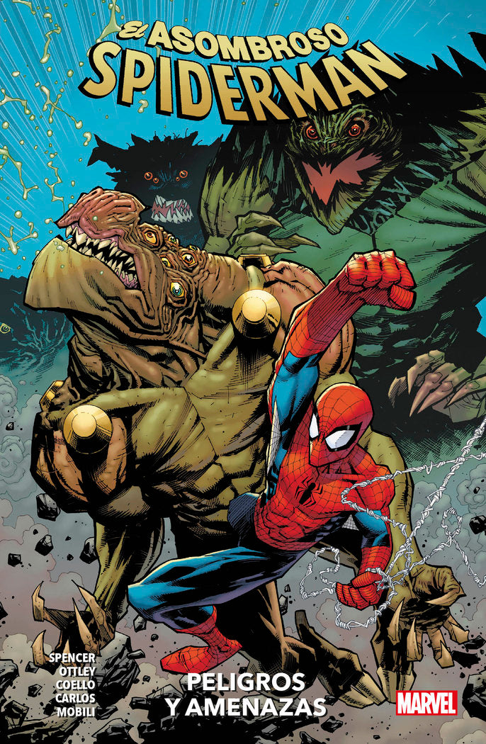 MARVEL PREMIERE EL ASOMBROSO SPIDERMAN 9. PELIGROS Y AMENAZAS, de RYAN OTTLEY | portada del libro