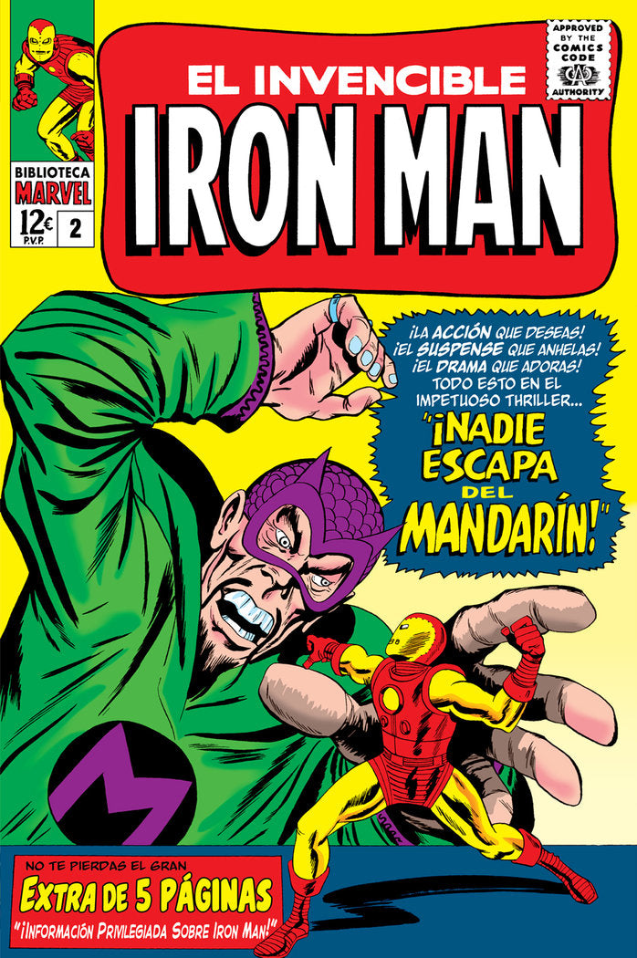 EL INVENCIBLE IRON MAN 2 1963-1964, de STAN LEE | portada del libro