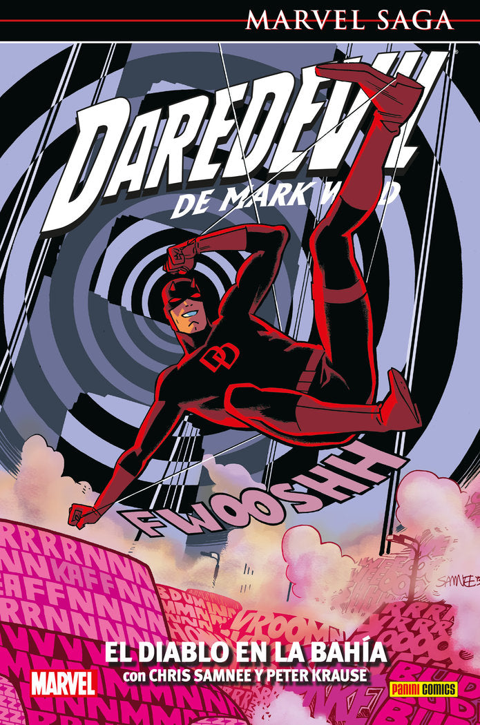 DAREDEVIL DE MARK WAID 8 EL DIABLO EN LA BAHIA, de CHRIS SAMNEE | portada del libro
