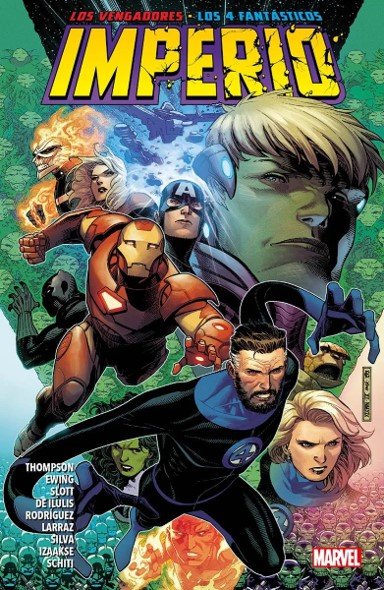 IMPERIO LOS VENGADORES LOS 4 FANTASTICOS, de R.B. SILVA | portada del libro