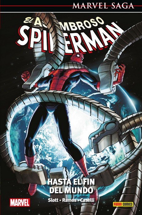 EL ASOMBROSO SPIDERMAN 36 HASTA EL FIN DEL MUNDO, de DAN SLOTT | portada del libro