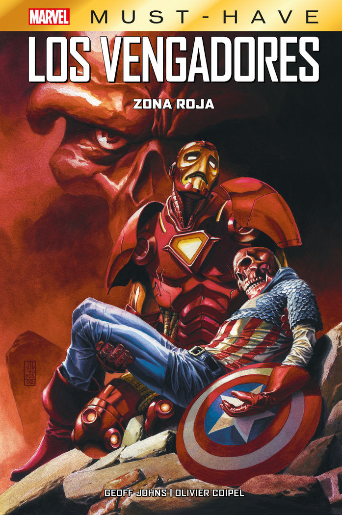 MST114 VENGADORES ZONA ROJA, de GEOFF JOHNS | portada del libro