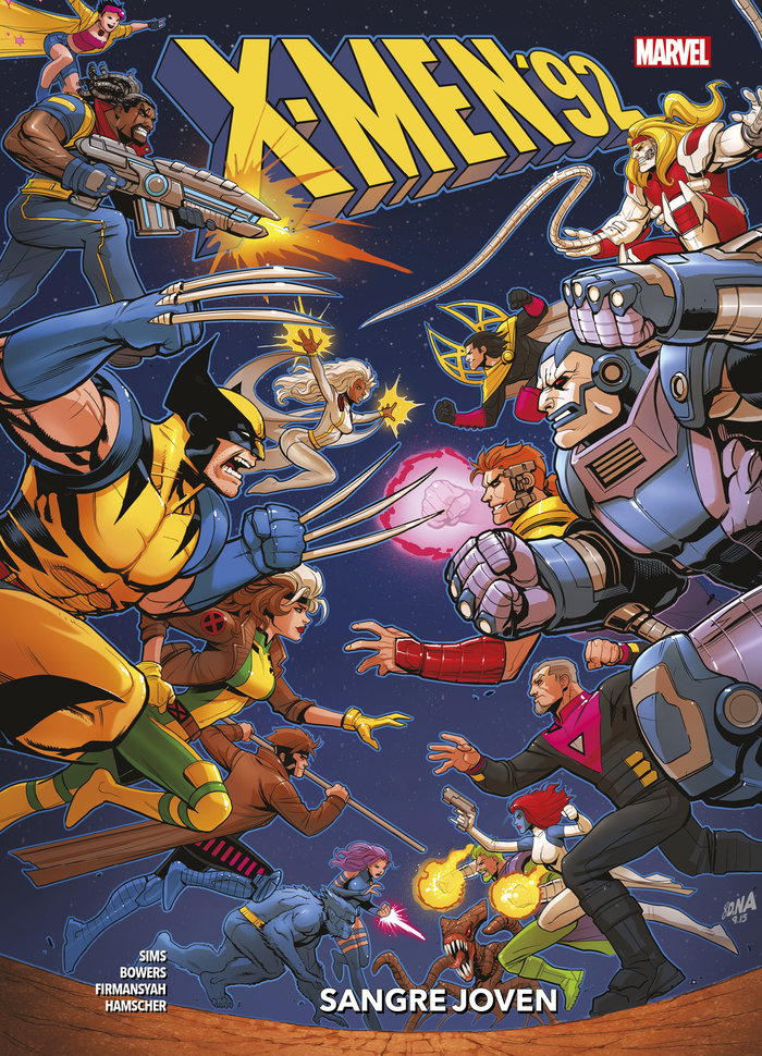 MP73 X-MEN '92 1 SANGRE JOVEN, de CHRIS SIMS | portada del libro
