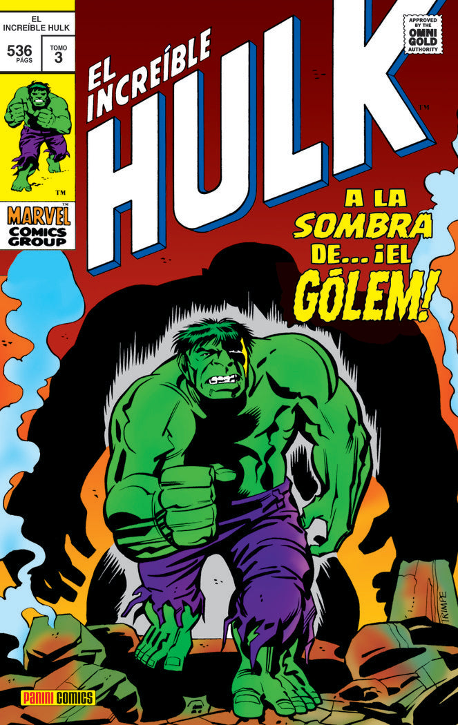 INCREIBLE HULK V1 03 A LA SOMBRA D GOLEM, de ROY THOMAS#HERB TRIMPE | portada del libro