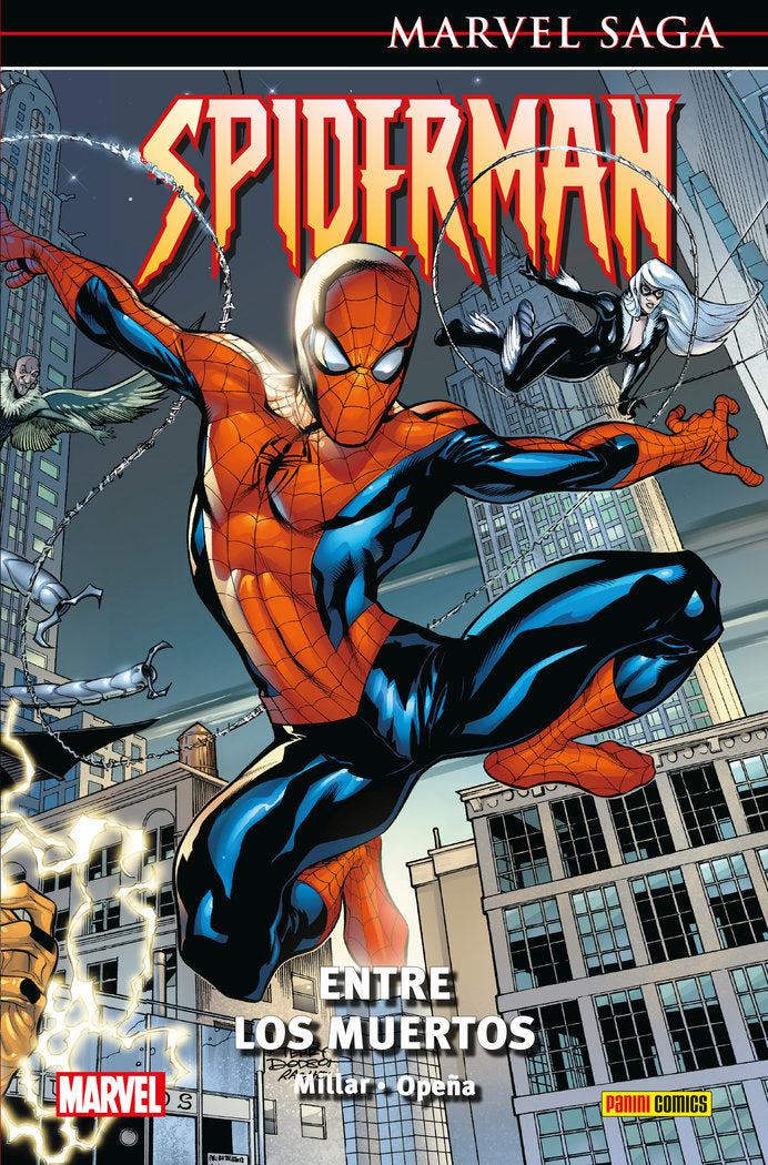 MKNG1 SPIDERMAN 1 ENTRE LOS MUERTOS, de FRANK CHO | portada del libro