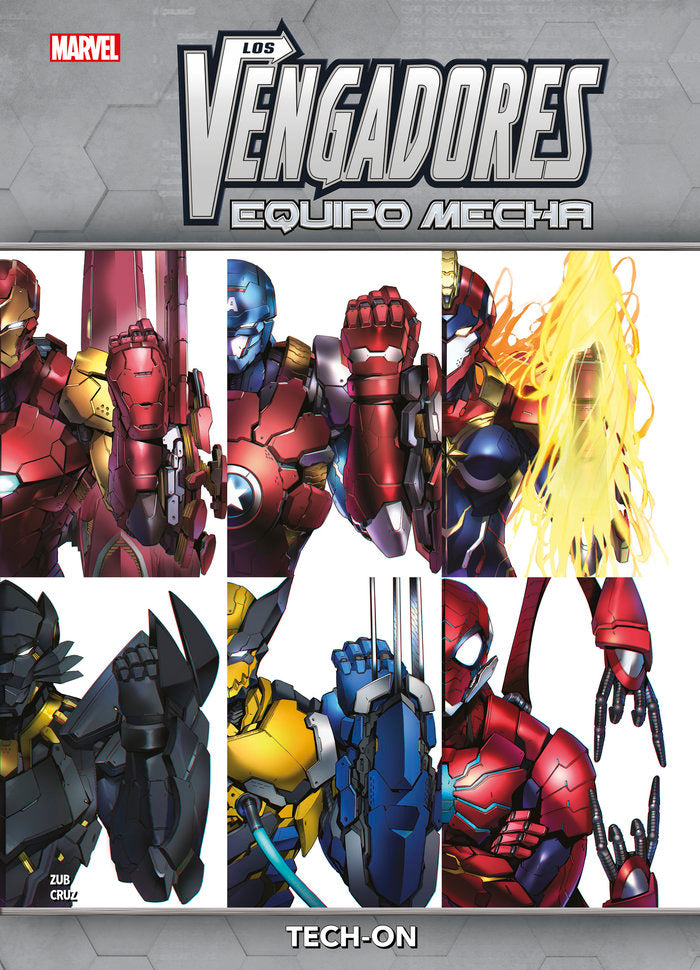 MA25 EQUIPO MECHA 3 TECH ON, de JIM ZUB | portada del libro