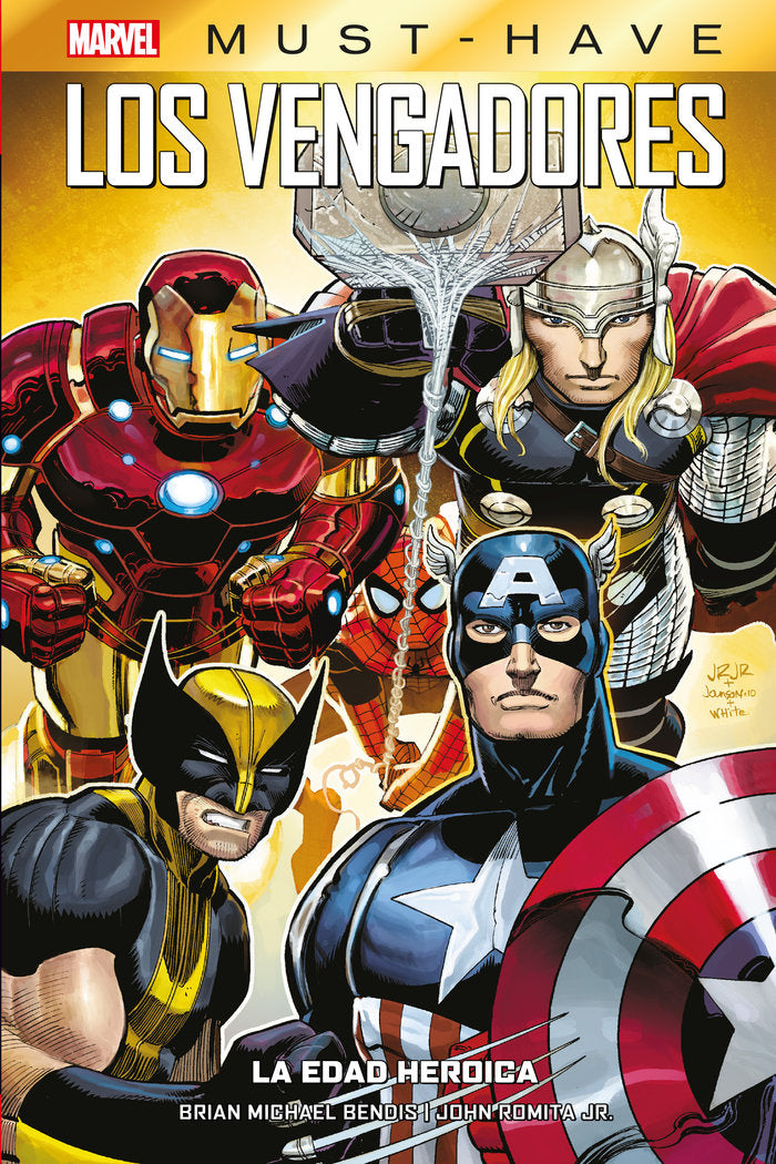 MST102 VENGADORES 1 LA EDAD HEROICA, de JOHN ROMITA JR.#BRIAN MICHAEL BENDIS | portada del libro