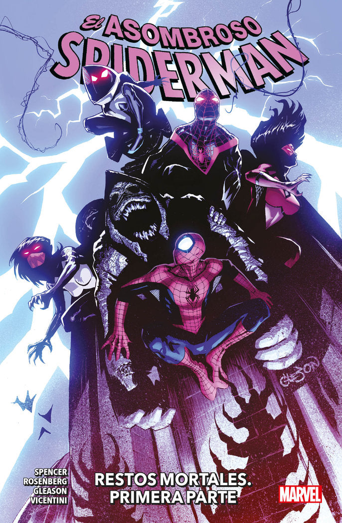 MP75 ASOM SPIDERMAN 12 RESTOS MORTALES 1, de NICK SPENCER | portada del libro